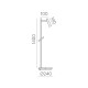 Lampadar Panau H36600NS ACB LED, Nichel, Spania