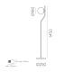 Lampadar Maui H81631O ACB E27, Opal, Spania