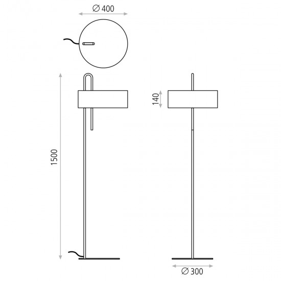 Lampadar Clip H8178081B ACB E27, Alb, Spania