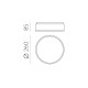 Plafoniera Dins P0395170NDP ACB LED, Negru, Spania