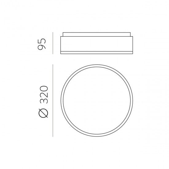 Plafoniera Dins P0395380NM ACB E27, Nichel, Spania