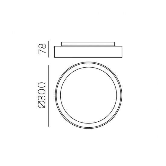 Plafoniera Exterior Tilo P2013101GR ACB LED, Gri, Spania