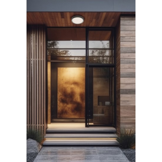 Plafoniera Exterior Tilo P2013101GR ACB LED, Gri, Spania