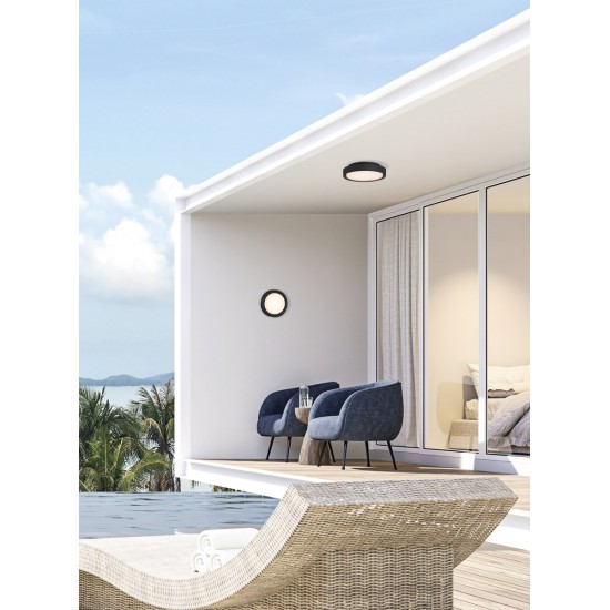 Plafoniera Exterior Kuma P2082100GR ACB LED, Antracit, Spania