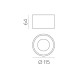 Spot Aplicat Studio P32351NDP ACB LED, Negru, Spania