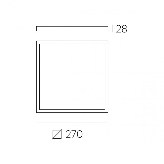 Plafoniera Roku P343640B ACB LED, Alb, Spania