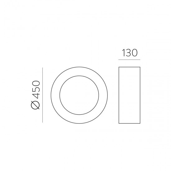 Plafoniera Dilga P3450170B ACB LED, Alb, Spania