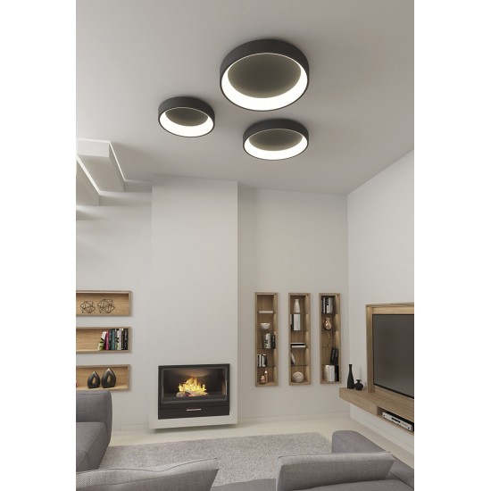 Plafoniera Dilga P3450170NCA ACB LED, Negru, Spania