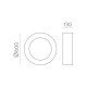 Plafoniera Dilga P3450270BCA ACB LED, Alb, Spania