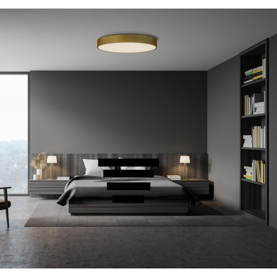 Plafoniera Isia P3453370OTDP ACB LED, Auriu, Spania