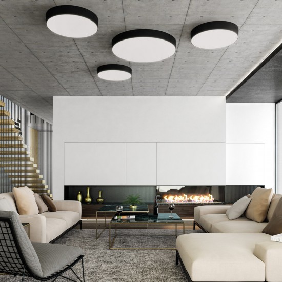 Plafoniera Isia P345383NTWCA ACB LED, Negru, Spania