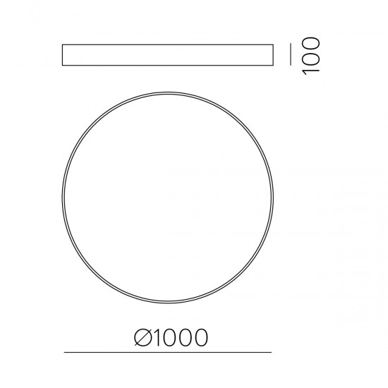 Plafoniera Isia PRO P345391PN ACB LED, Negru, Spania