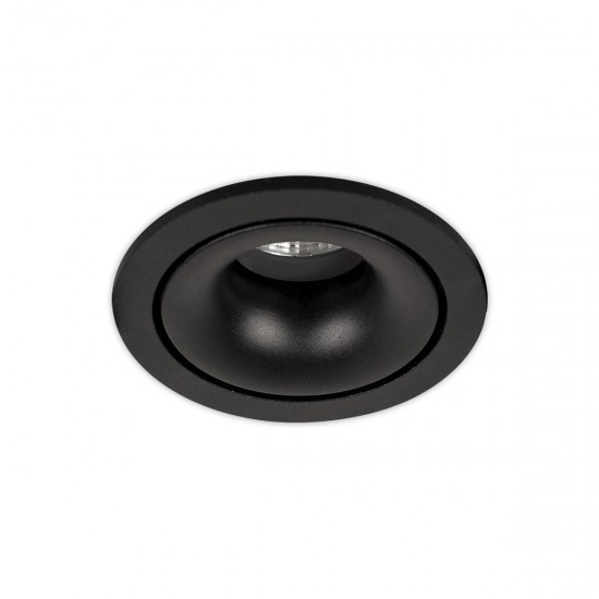 Spot Incastrat Apex P36881N ACB GU10, Negru, Spania