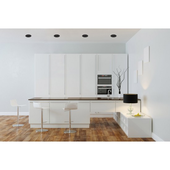 Spot Incastrat Apex P36881N ACB GU10, Negru, Spania