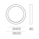 Plafoniera Aliso P3742171NDP ACB LED, Negru, Spania