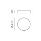 Plafoniera Minsk P375841NCA ACB LED, Negru, Spania