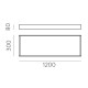 Plafoniera Munich P3759121BDP ACB LED, Alb, Spania