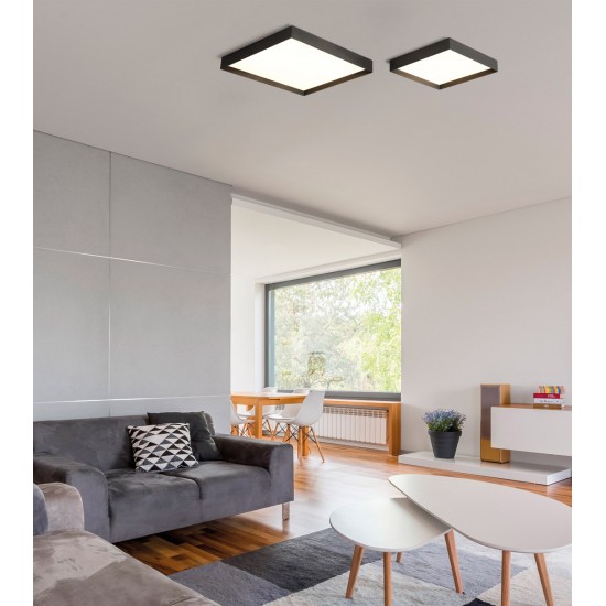 Plafoniera Munich P375940N ACB LED, Negru, Spania