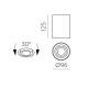 Spot Aplicat Sima P376310N ACB GU10, Negru, Spania
