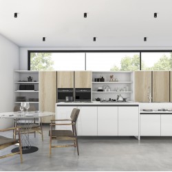 Spot Aplicat Zoom P37640N ACB GU10, Negru, Spania