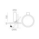 Plafoniera Morgan P384610B ACB LED, Alb, Spania