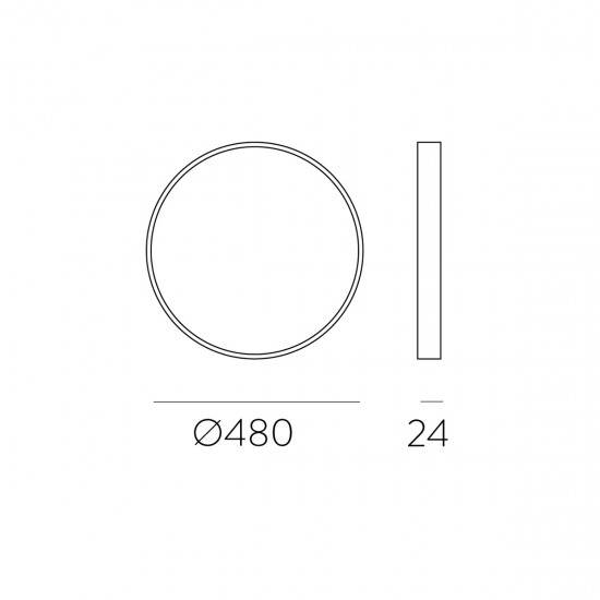 Plafoniera Baie Koe P3852401B ACB LED, Alb, Spania