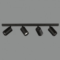 Lustra Spot Gina P3874R40N ACB GU10, Negru, Spania