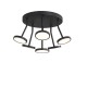 Lustra Plafon Corvus P3945000N ACB LED, Negru, Spania