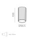 Spot Aplicat Modrian P3951080O ACB GU10, Auriu, Spania