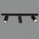 Lustra Spot Modrian P3951380N ACB GU10, Negru, Spania