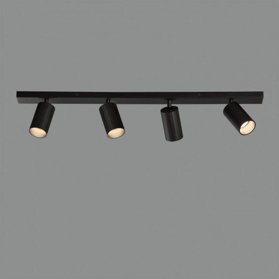 Lustra Spot Modrian P3951480N ACB GU10, Negru, Spania