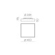 Plafoniera Oporto P3973070BDT ACB LED, Alb, Spania