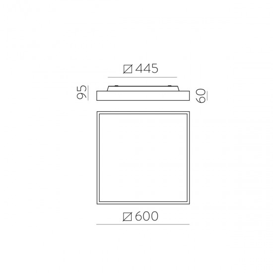 Plafoniera Oporto P3973170BDT ACB LED, Alb, Spania