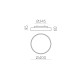Plafoniera Roma P3974070N ACB LED, Negru, Spania