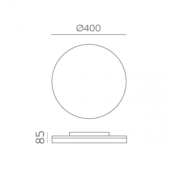 Plafoniera Angus P3979070BDT ACB LED, Alb, Spania