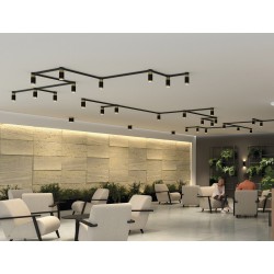Plafoniera Lux P3989100ON ACB LED, Auriu, Spania