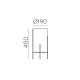 Veioza Naos S8191080O ACB E27, Auriu, Spania