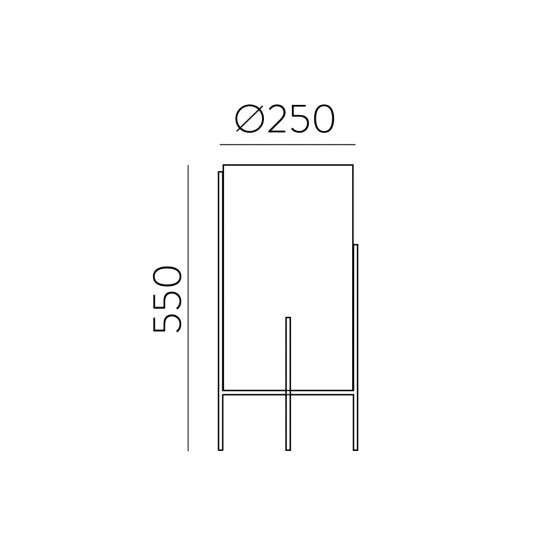 Veioza Naos S8191180O ACB E27, Auriu, Spania