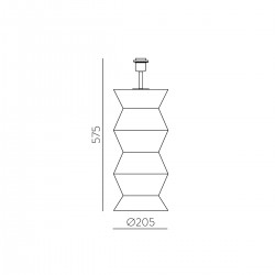 Veioza Ibiza S8211080BSP ACB E27, Alb, Spania