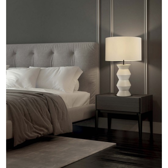 Veioza Ibiza S8211080B ACB E27, Alb, Spania