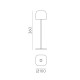 Veioza Exterior Stroll S8218031MAR ACB LED, Nisip, Spania
