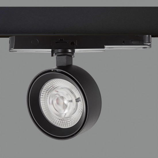 downlight sina 1 Faza Mako T384310N ACB LED, Negru, Spania
