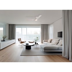 Ventilator Brisa V2503520B ACB LED, Alb, Spania