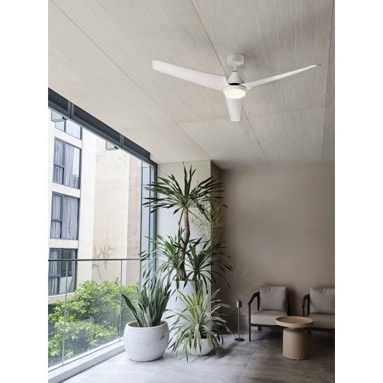 Ventilator Bora V2516523B ACB LED, Alb, Spania