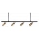 Lustra Tip Spot HUSA 8337(0224) Amplex, GU10, Negru, Polonia