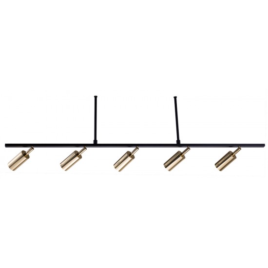 Lustra Tip Spot HUSA 8339(0225) Amplex, GU10, Negru, Polonia