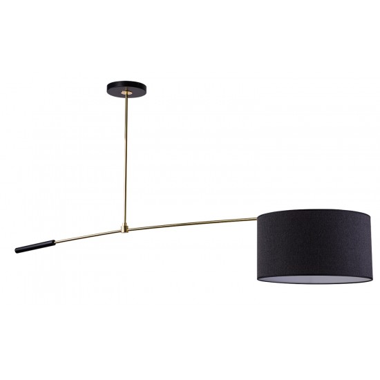 Suspensie DAFO 8225(0418) Amplex, E27, Negru, Polonia