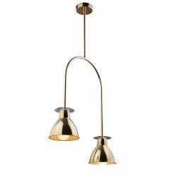 Suspensie GAJA 8304(0631) Amplex, E27, Auriu, Polonia