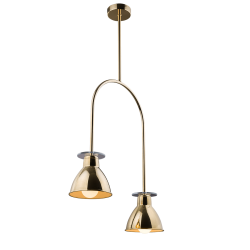 Suspensie GAJA 8304(0631) Amplex, E27, Auriu, Polonia