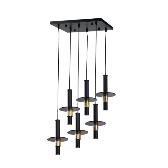 Candelabru ALVITO 8154 Amplex,  Negru, Polonia.